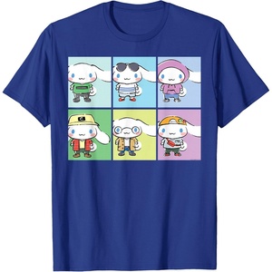 image:imageCinnamoroll Collection Streetwear Squares TShirtRoyal Blue