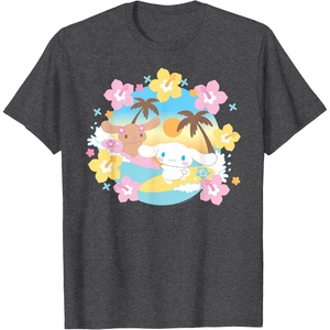 image:imageCinnanoroll Surfing TShirtDark Heather Grey