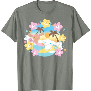 image:imageCinnanoroll Surfing TShirtOlive Heather