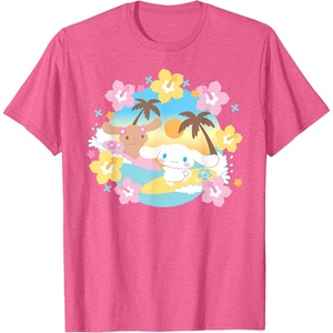image:imageCinnanoroll Surfing TShirtPink Heather