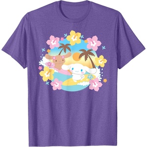image:imageCinnanoroll Surfing TShirtPurple Heather