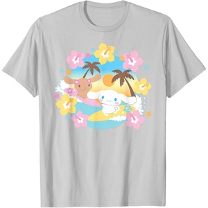 image:imageCinnanoroll Surfing TShirtSilver Grey