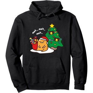 image:imageGudetama Christmas Tree Hoodie Sweatshirt Pullover HoodieBlack