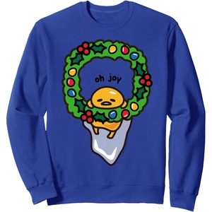 image:imageGudetama Christmas Wreath Sweatshirt SweatshirtRoyal Blue