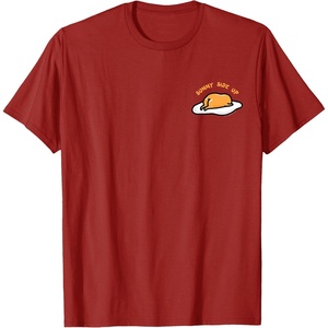 image:imageGudetama The Lazy Egg Sunny Side Up Tee Shirt TShirtCranberry Red