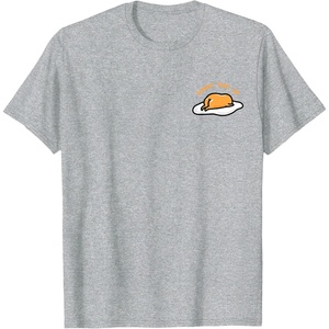 image:imageGudetama The Lazy Egg Sunny Side Up Tee Shirt TShirtHeather Grey