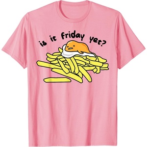 image:imageGudetama The Lazy Egg is It Friday Yet TShirt SmallPink