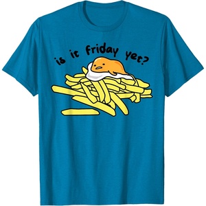 image:imageGudetama The Lazy Egg is It Friday Yet TShirt SmallSapphire Blue