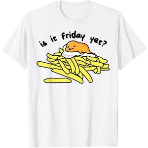 image:imageGudetama The Lazy Egg is It Friday Yet TShirt SmallWhite