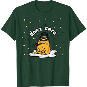 image:imageGudetama the Lazy Egg Japan Dont Care Happy New Years 2020 TShirtDark Green