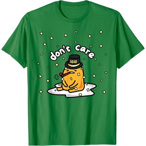 image:imageGudetama the Lazy Egg Japan Dont Care Happy New Years 2020 TShirtKelly Green
