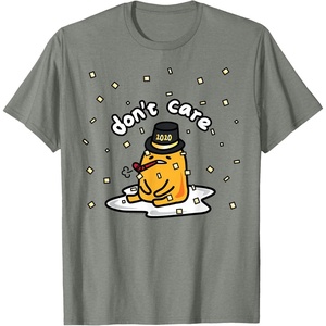 image:imageGudetama the Lazy Egg Japan Dont Care Happy New Years 2020 TShirtOlive Heather