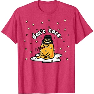 image:imageGudetama the Lazy Egg Japan Dont Care Happy New Years 2020 TShirtRed Heather