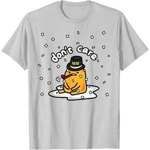 image:imageGudetama the Lazy Egg Japan Dont Care Happy New Years 2020 TShirtSilver Grey