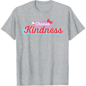 image:imageHello Kitty Choose Kindness TShirtHeather Grey