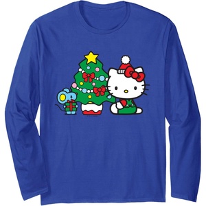 image:imageHello Kitty Christmas Tree Long Sleeve Long Sleeve TShirtRoyal Blue