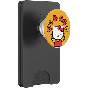image:imageHello Kitty Fall Autumn Leaves Orange PopSockets Adhesive PopGripMagnetic PopWallet