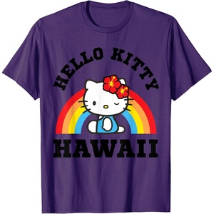 image:imageHello Kitty Hawaii Rainbow Tee Shirt TShirtPurple
