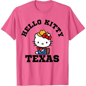 image:imageHello Kitty Heart of Texas Tee Shirt TShirtPink Heather