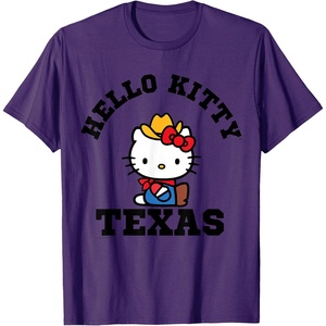 image:imageHello Kitty Heart of Texas Tee Shirt TShirtPurple
