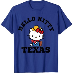 image:imageHello Kitty Heart of Texas Tee Shirt TShirtRoyal Blue
