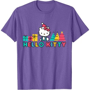 image:imageHello Kitty Holiday Spirit Christmas Tee Shirt TShirtPurple Heather