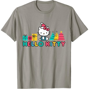 image:imageHello Kitty Holiday Spirit Christmas Tee Shirt TShirtSlate Grey