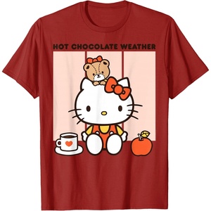 image:imageHello Kitty Hot Chocolate Weather TShirtCranberry Red