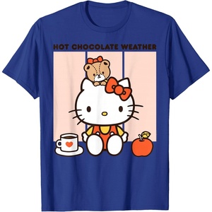 image:imageHello Kitty Hot Chocolate Weather TShirtRoyal Blue