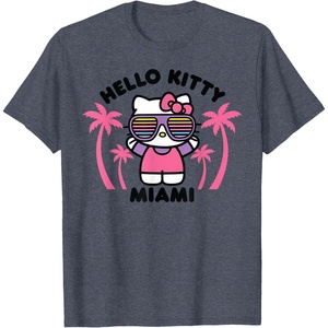 image:imageHello Kitty Miami TShirtHeather Blue