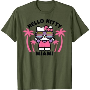 image:imageHello Kitty Miami TShirtOlive Green