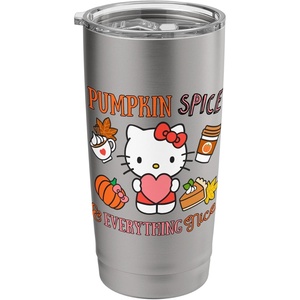 image:imageHello Kitty Pumpkin Spice Stainless Steel Insulated TumblerBrushed Steel
