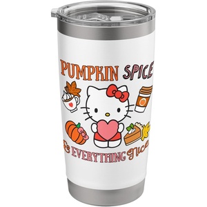 image:imageHello Kitty Pumpkin Spice Stainless Steel Insulated TumblerWhite