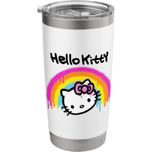 image:imageHello Kitty Rainbow Graffiti Stainless Steel Insulated TumblerWhite