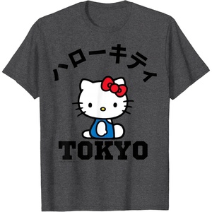 image:imageHello Kitty Tokyo Tee Shirt TShirtDark Heather Grey