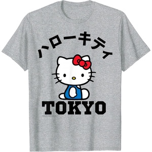 image:imageHello Kitty Tokyo Tee Shirt TShirtHeather Grey