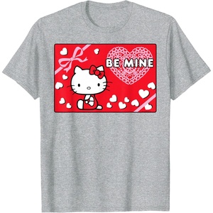 image:imageHello Kitty Valentines Day Be Mine TShirtHeather Grey