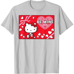 image:imageHello Kitty Valentines Day Be Mine TShirtSilver Grey
