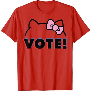 image:imageHello Kitty Vote Bow Outline TShirtRed