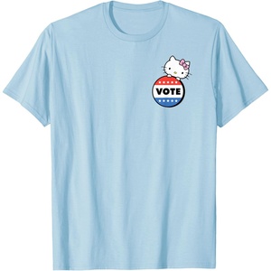 image:imageHello Kitty Vote Button TShirtBaby Blue