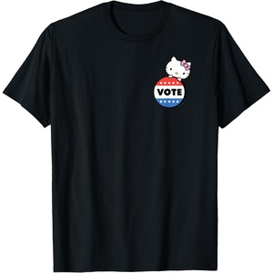 image:imageHello Kitty Vote Button TShirtBlack