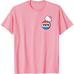 image:imageHello Kitty Vote Button TShirtPink