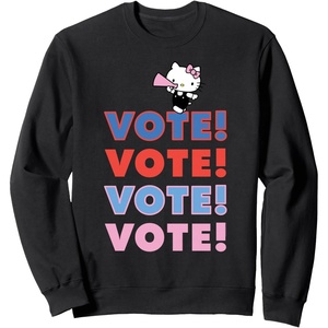 image:imageHello Kitty Vote Cheer Rally SweatshirtBlack