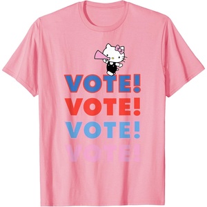 image:imageHello Kitty Vote Cheer Rally TShirtPink
