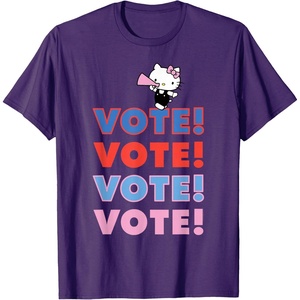 image:imageHello Kitty Vote Cheer Rally TShirtPurple