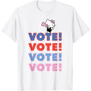 image:imageHello Kitty Vote Cheer Rally TShirtWhite