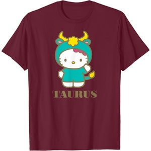 image:imageHello Kitty Zodiac Taurus TShirtBurgundy