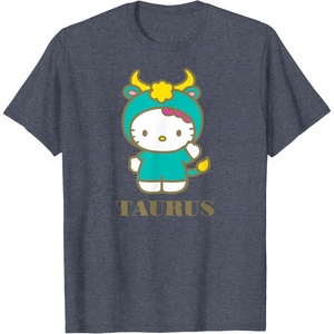 image:imageHello Kitty Zodiac Taurus TShirtHeather Blue