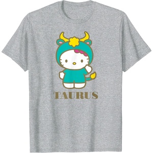 image:imageHello Kitty Zodiac Taurus TShirtHeather Grey