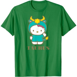 image:imageHello Kitty Zodiac Taurus TShirtKelly Green
